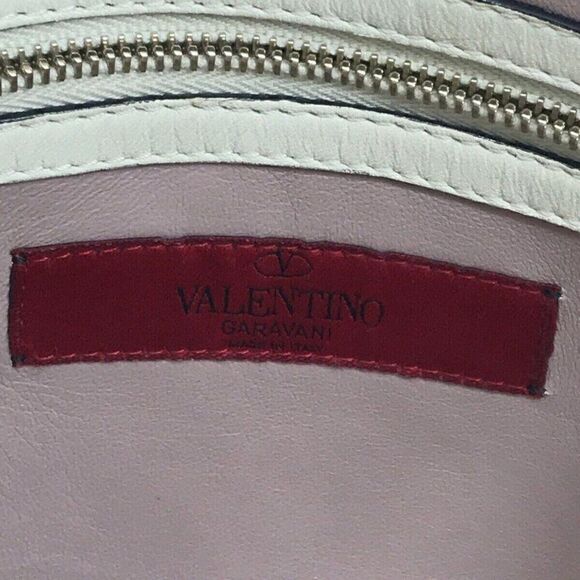 VALENTINOGARAVANI Cream Leather Tote Bag - Picture 7 of 12